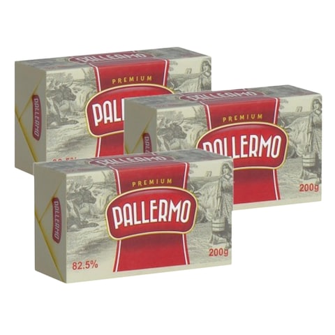PALLERMO UNSALTED BUTTER 200GX3