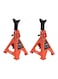 2-Piece 3 Tons Jack Stand Orange/Black