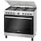 Bosch Series 4, Full Gas Cooking Range 90 X60 Cm, 5 Burners, Stainless Steel, HGVDA0Q50M