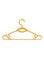 Royalford 6-Piece Hanger Set Yellow 45Cm