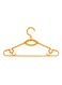 Royalford 6-Piece Hanger Set Yellow 45Cm