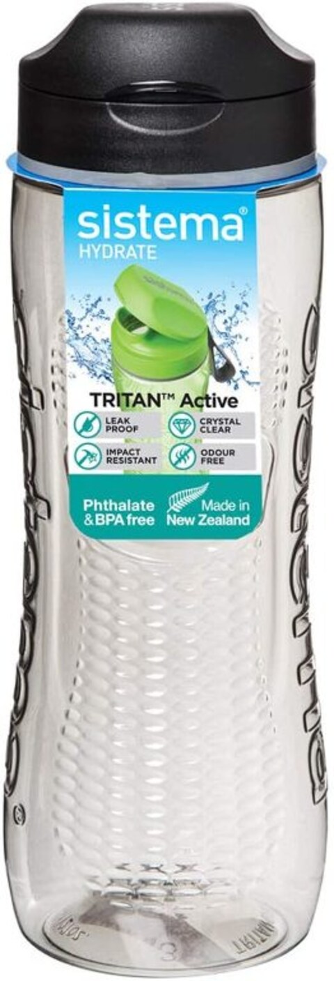 Sistema Tritan Active Water Bottle 800ML Green