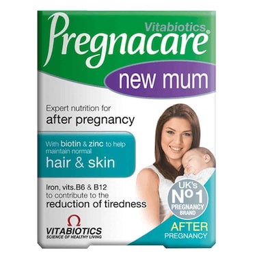 Vitabiotics Pregnacare New Mum Hair Skin Vitamins Supplements 56 Tablets