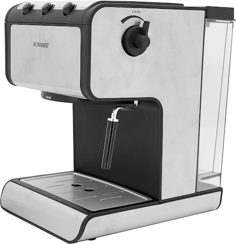 Sonashi 3 In 1 Coffee Machine Scm-4960 &ndash; 300W Coffee Maker With 1.4L Detachable Water Tank, 3 Switches, Overpressure Protection, Stainless Steel Filter, Kitchen &amp; Home Appliance