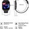 GT30 Smart Watch Fitness Tracker, Heart Rate Monitoring, Compatible with Android and iOS Systems Black