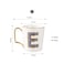 Ceramic Mug Milk Cup Tableware With Electroplated Effect