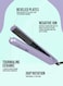 American Tek Ceramic Hair Straightener 1.25'' Lavender - Premium Quality Hair tools -Fast Heat Up and Long Lasting