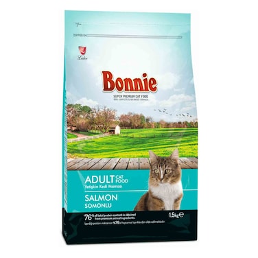 Bonnie Salmon Adult Cat Food 1.5Kg