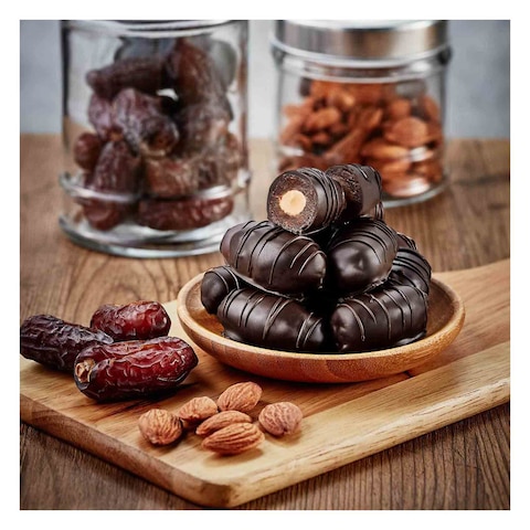 Chocodate Extra Dark Chocolate Dates With Almonds 100G