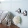 Zalcoon Suction Cup Towel Hooks For For Bathrooms, Stainless Steel, Shower Hanger Hook Hanger Towel Rack Heavy Duty Wall Mounted Robe Hooks Sucker, Bathroom Organizer (Pack Of 2)