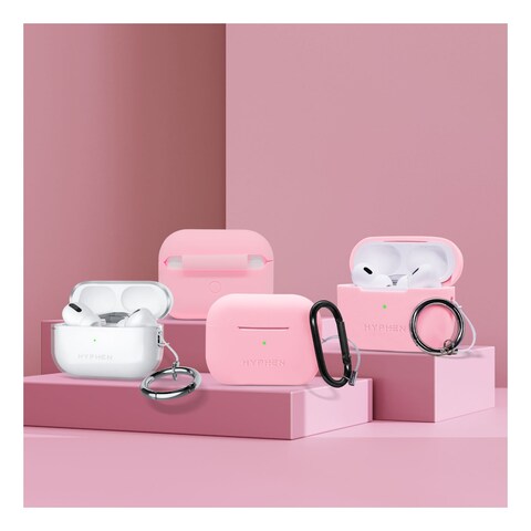 Hyphen Apple AirPods Pro 2nd Gen Silicone Case Pink