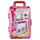 Little Chef 2-in-1 Kitchen Playset, Kitchen Utensil Set with Case, Multi-Colour with Lights and Sound


