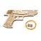 Ugears - Wolf-01 Handgun - 63 Parts - 3D Wooden Puzzle - Mechanical Model - UGR-70047