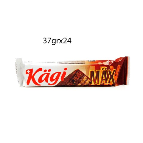كاجي ماكس ويفر الشوكولاتة 37 جرام × 24 قطعة
