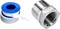 Abbasali CP Reducer Bush for Connecting Washing Machine Pipe with Angle Valve and Teflon Tape - 3/4 x 1/2ines