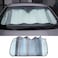 Generic 1Pcs Jumbo Folding Sunshade Silver Long Foldable
