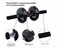ULTIMAX Virtual World Power Stretch Wheel Roller Slider Abs maker Body Wheel Roller Slider AB maker Body Fitness Exercises