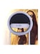 Generic Portable Selfie Light Ring Clip LED Flash Black/Grey