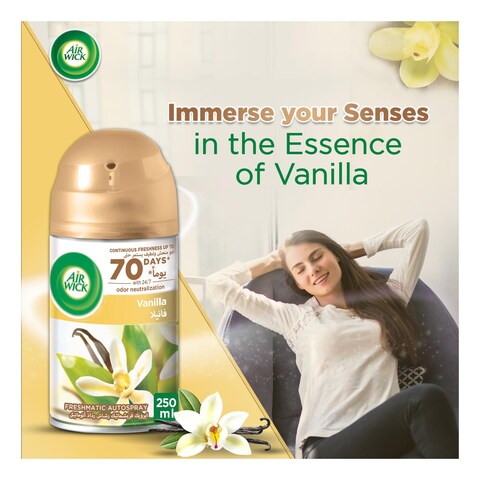 Air Wick Freshmatic Autospray White Vanilla Bean Air Freshener With Refill White 250ml