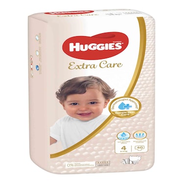 Huggies Extra Care Size 4 Gold 8-14Kg