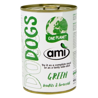 AMI VEGAN LENTIL/BROCCOLI DOG C400G