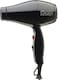 GammaPiu Compact 500 Tormalionic Professional Hair Dryer, Ionizes The Air, 1800-2000W, HD-NA4020, Black