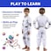 FITTO Children's Party Game Astronaut Costume - Rocket Space Suit Design for Role-Playing, Halloween, and Cosplay