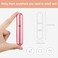 3-Piece Portable Mini Refillable Perfume Empty Spray Bottle Silver/ Pink/ Black