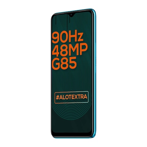 Infinix HOT 10S Dual Sim - 6.82-inch, 128GB, 4GB RAM, 4G - Heart of Ocean