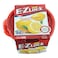 Lock &amp; LockEZ Lock Easy Plastic Round Food Container HLE9404 Clear/Red 350ml 3 PCS