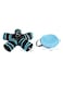 Cat Tunnel Toy 5 Way Tunnels Extensible Foldable Portable Durable Tunnel Toys With Bell black/blue
