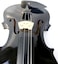 Mike Music 4/4 Black Violin with Hard Case, Shoulder Rest, Bow, Rosin