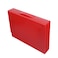 حافظة ملفات - 6 ملم - أحمر