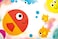 Intex Lively Print Balls - Aquarium, Multi Color