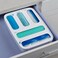 YouCopia StoraBag Plastic Sandwich Bag Organizer for Kitchen Storage, 5-Slot, White, YCA-50401