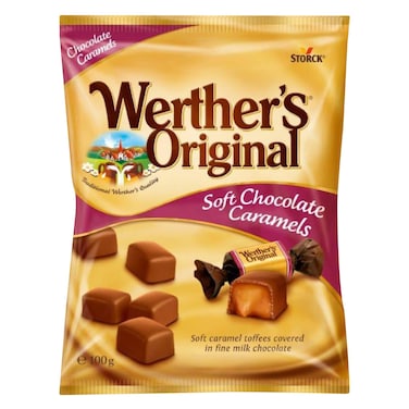 Storck Werthers Original Chocolate Caramels 100g