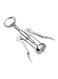 Generic Butterfly Winged Corkscrew Bottle Opener Silver