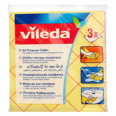 Vileda All-purpose Cloth Set 3 Pieces