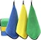 Microfiber Cleaning Cloths 3 Pieces Mix Color, Multi Color