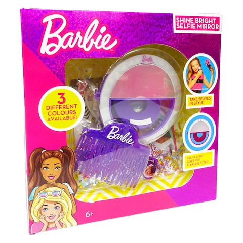 Barbie Shine Bright Selfie Mirror 6 PCS