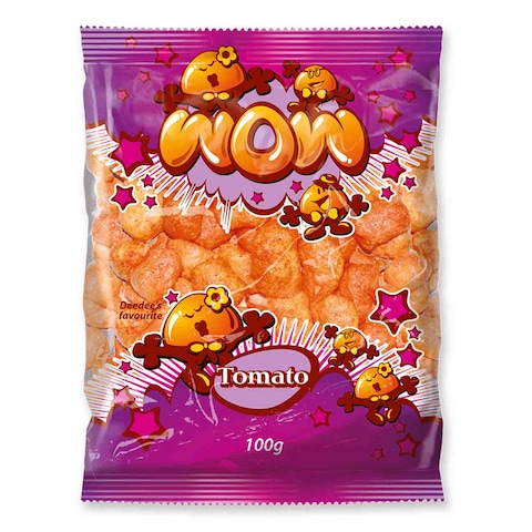 Wow Party Pack Tomato Rings Corn Snacks 100g