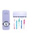 Kidcia Auto Squeezing Toothpaste Dispenser And Toothbrush Holder Set White 155x60x60millimeter