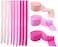 Party Time 3 Rolls Crepe Paper Streamer DIY Decorative Paper Streamer Party Crepe Paper Hanging Decorations or Backdrop For Birthday Wedding Valentines Festival Party Supplies