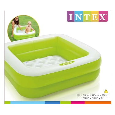 Intex Baby Play Pool 85X85X13Cm Greenwhite
