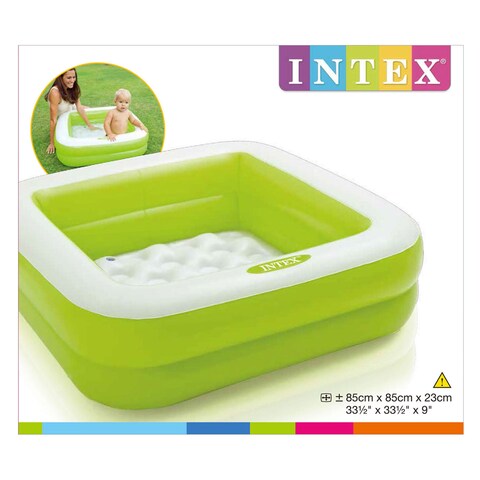 Intex Baby Play Pool 85X85X13Cm Greenwhite