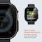 Spigen Thin Fit 360 designed for Apple Watch Ultra case with Tempered Glass Screen Protector for Apple Watch ULTRA (49mm) - Black