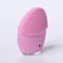 Ares Uluna Silicone Facial Cleansing Brush (Pink), USB Charge, 700Mah Battery, Sonic Tech Vibration With 7000 Times/Min, 9 Vibration Intensitives, Waterproof Ipx7, Made Of Skin-Friendly Silicone