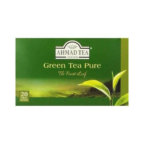 Buy Ahmad Tea Pure Green Tea Bags - 20 Tea Bags in Egypt