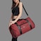 Arctic Hunter 25L Premium Gym Bag Water Resistant Duffel Bag with Shoe Compartment and Detachable Shoulder Straps for Men and Women LX00537 Red