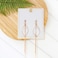 Aiwanto Beautiful Earring Pair for Party Office Hanging Earring(Rose Gold)